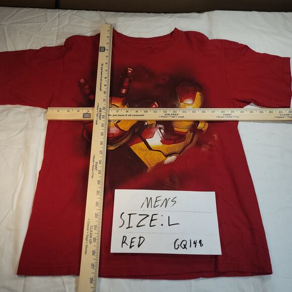 Marvel Iron Man 3 Graphic Delta Crew Neck Casual T Shirt Mens Size L Red - Picture 6 of 9